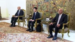 الرئيس عبد الفتاح السيسي يستقبل وزير التعليم والثقافة والرياضة والعلوم والتكنولوجيا الياباني