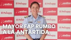 Mayor de la FAP Cynthia Hidalgo: ¡llevando el nombre de Arequipa hasta la Antártida!