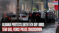 Albania Protests Day 5: Police Fire Tear Gas, Detain Hundreds As Protesters Demand PM Rama's Exit