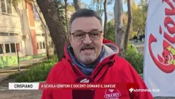 03 FEBBRAIO 2026   CRISPIANO TA    A SCUOLA GENITORI E DOCENTI DONANO IL SANGUE