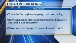 Towanda Borough set for road resurfacing project
