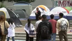 Peaceful 'Free Palestine Camp' protest continues at UC Berkeley campus