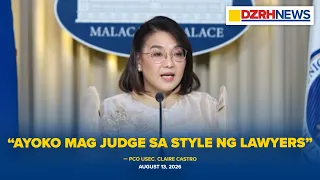 ‘Misleading questions’ sa cross-examination, hindi dapat gamitin sa pagdinig — Castro