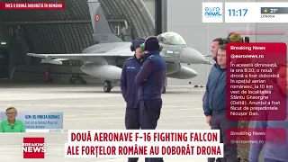Pilotul român care a doborât două drone în două zile ar putea fi decorat