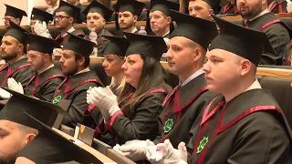 Diplomaosztó a Neumann János Egyetemen