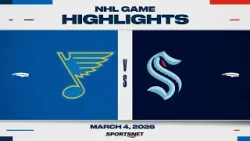 NHL Highlights | Blues vs. Kraken - March 4, 2026