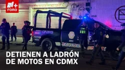 Chase ends in the arrest of a man in GAM, CDMX
