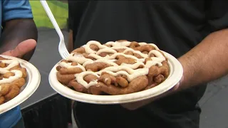 New fair food: Pumpkin bar funnel cakes