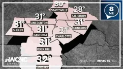 Temp drop on Friday, leading to possible refreeze after rain