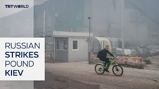 Russian strikes hit homes and warehouses in Kiev