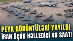 İrana istiqamətlənəcək təyyarələr İLK DƏFƏ GÖRÜNDÜ - ABŞ Tehrana belə güc nümayiş etdirir