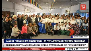 CINCO TV - ZAMORA ATTENDED THE RINCÓN DE MILBERG SENIOR SPORTS CENTER