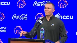 Spencer Danielson speaks on Dylan Riley's performance and recovery during game against South Dakota