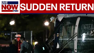 BREAKING: Trump abruptly returns to White House amid Middle East travel warning