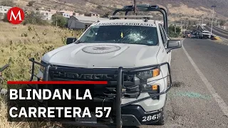 San Luis Potosí will double the presence of federal forces to reinforce Highway 57