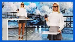 Monika präsentiert ein analoges Taschenradio als Angebot der Woche bei @PEARL TV