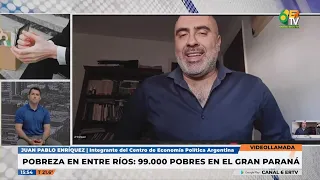 P6 Juan Pablo Enríquez   Pobreza en Entre Ríos 99 000 pobres en el gran Paraná
