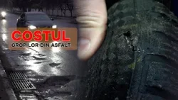 Realitatea Săptămânii: Șoferi nervoși, service-uri pline. Cât ne costă gropile formate în asfalt?