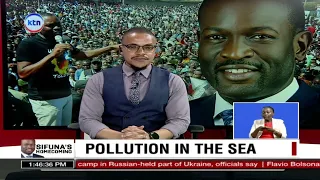Kilifi fishermen blame oil spill from grounded vessel for destroying marine life and livelihoods