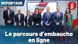 Le parcours d'embauche en ligne