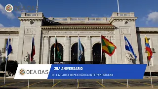 OAS News: 25th Anniversary of the Inter-American Democratic Charter. September 15, 2026.