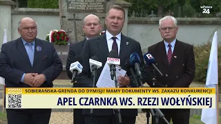 Czarnek's appeal regarding the Volhynian Massacre. FLASH NEWS
