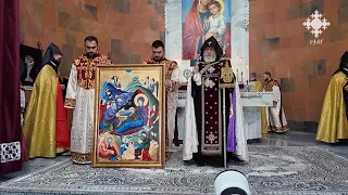 Բյուրեղավանի նորակառույց եկեղեցին օծվեց Ամենայն Հայոց Կաթողիկոսի ձեռամբ
