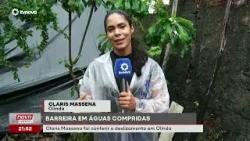 Deslizamento de barreira preocupa moradores em Águas Compridas