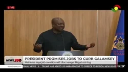 Galamsey Fight: Mahama Promises Alternative Jobs for Youth Under New Economy Agenda
