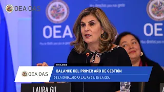 OEA News: Primer año de gestión de la Embajadora Laura Gil en la OEA. 21 de julio de 2026.