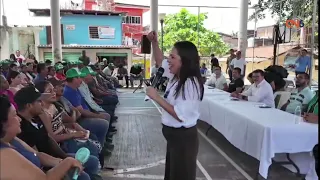 Senadora Karen Castrejón Trujillo encabeza asamblea informativa en Tecpan de Galeana