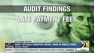 WATCHDOG REPORT: Audit: Officials misspent nearly $64k in public funds