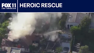 People rescued from Glendale assisted living facility after fire breaks