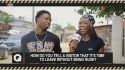 How do you tell a visitor that it is time to leave without being rude?- Voxpop