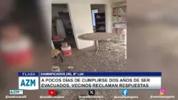 A pocos días de cumplirse dos años de ser evacuados, vecinos reclaman respuestas