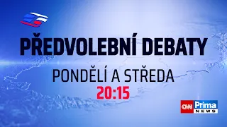 Komunální a senátní volby: Předvolební debaty sledujte každé pondělí a středu na CNN Prima NEWS 🗳️