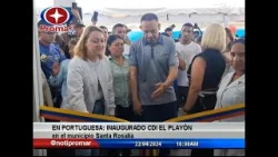 Reinaugurado el CDI Playón para beneficio de habitantes del municipio Santa Rosalía en Portuguesa