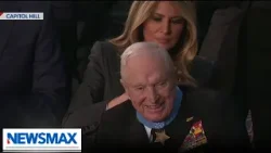 Trump honors 100-year old WWII, Korean War, Vietnam War Navy Fighter Pilot Veteran