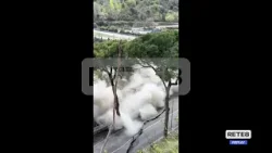 Frana Silvi - Crolla un’abitazione evacuata