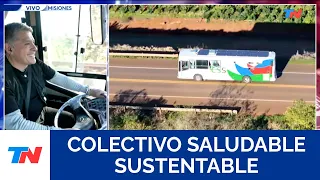 First trip of the healthy bus sponsored by Luis Landriscina