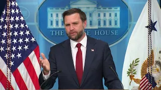 VP JD Vance holds White House press briefing on Thursday