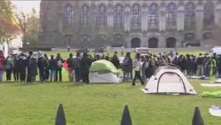 Northwestern students stage encampment protest in support of Palestine