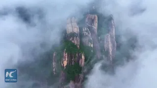 ☁️Фантастическое море облаков над горами провинции Аньхой