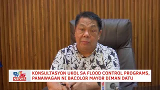 Konsultasyon ukol sa flood control programs, panawagan ni Bacolor Mayor Diman Datu