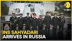 India-Russia Defence Ties: Indian Navy’s INS Sahyadri Arrives In Russia | WION