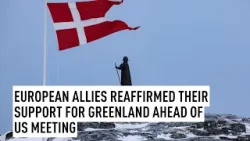 Европейские союзники подтвердили свою поддержку Гренландии в преддверии встречи с США.