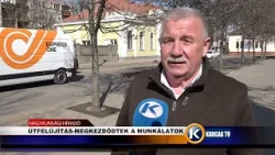 ÚTFELÚJÍTÁS MEGKEZDŐDTEK A MUNKÁLATOK