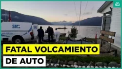 Tres muertos por volcamiento de auto en Puerto Montt