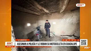 La Libertad: Police officer murdered and motorcycle stolen in Guadalupe