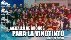 Medalla de Bronce para la Vinotinto Sub-17 de Futsal